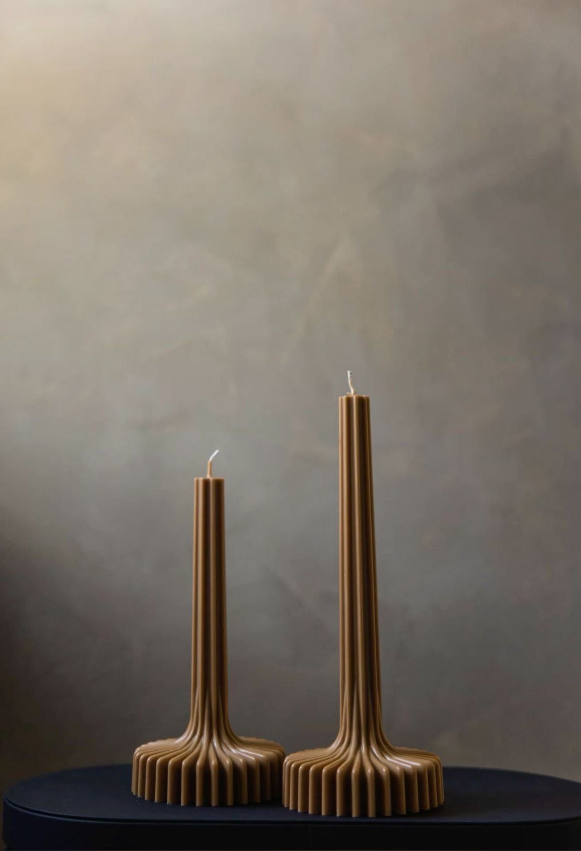 Tall Ribbed Candle