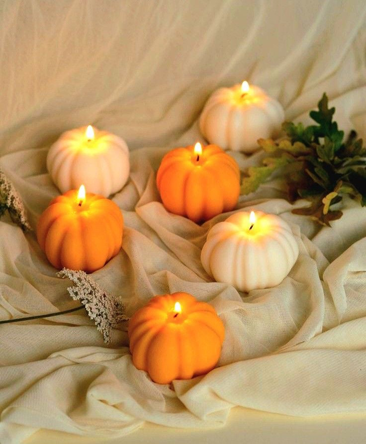 Spooky Pumpkin Candle