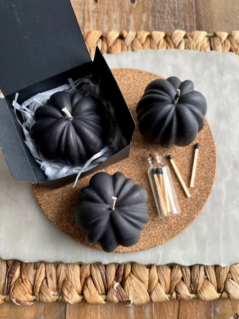 Spooky Pumpkin Candle