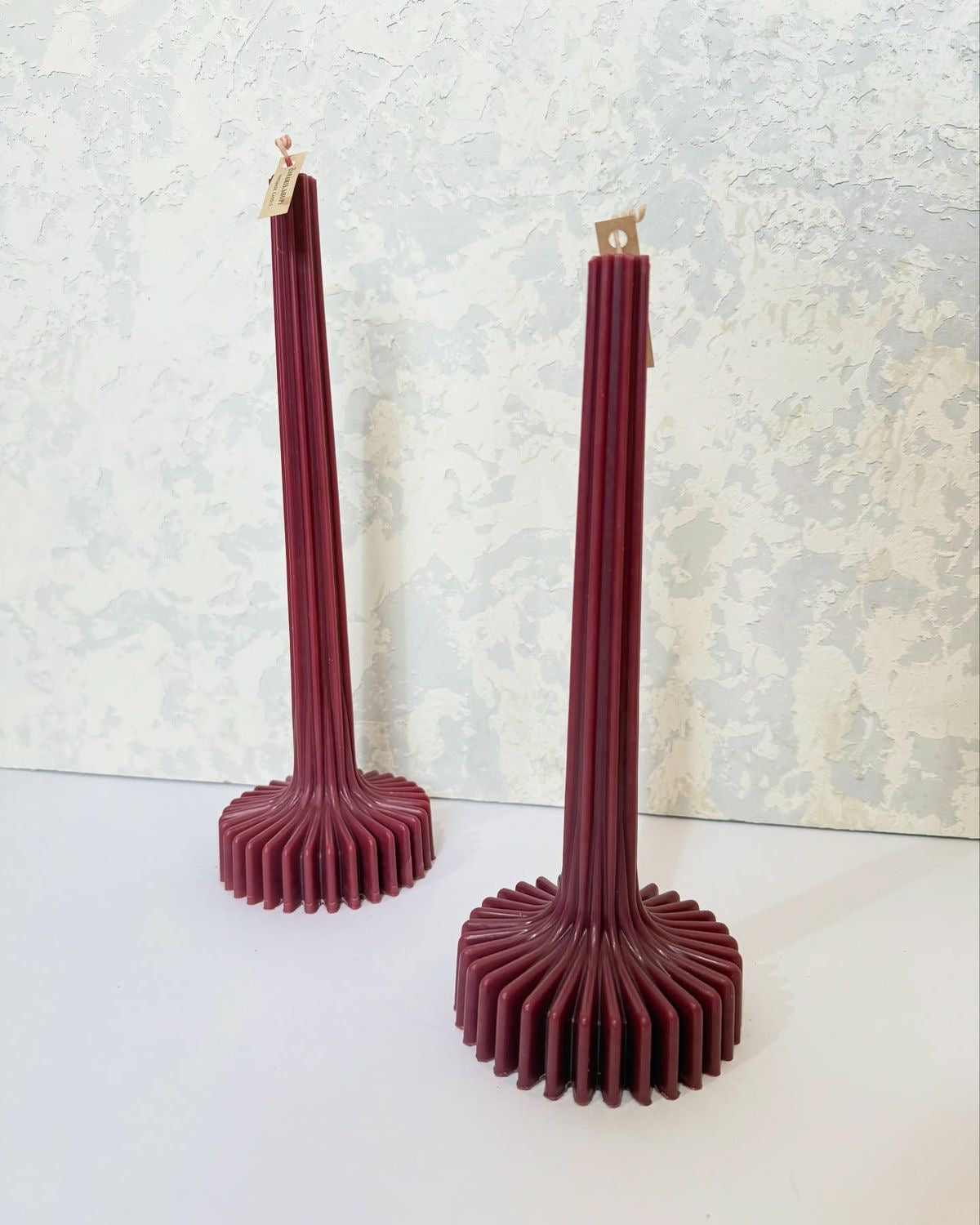 Tall Ribbed Candle
