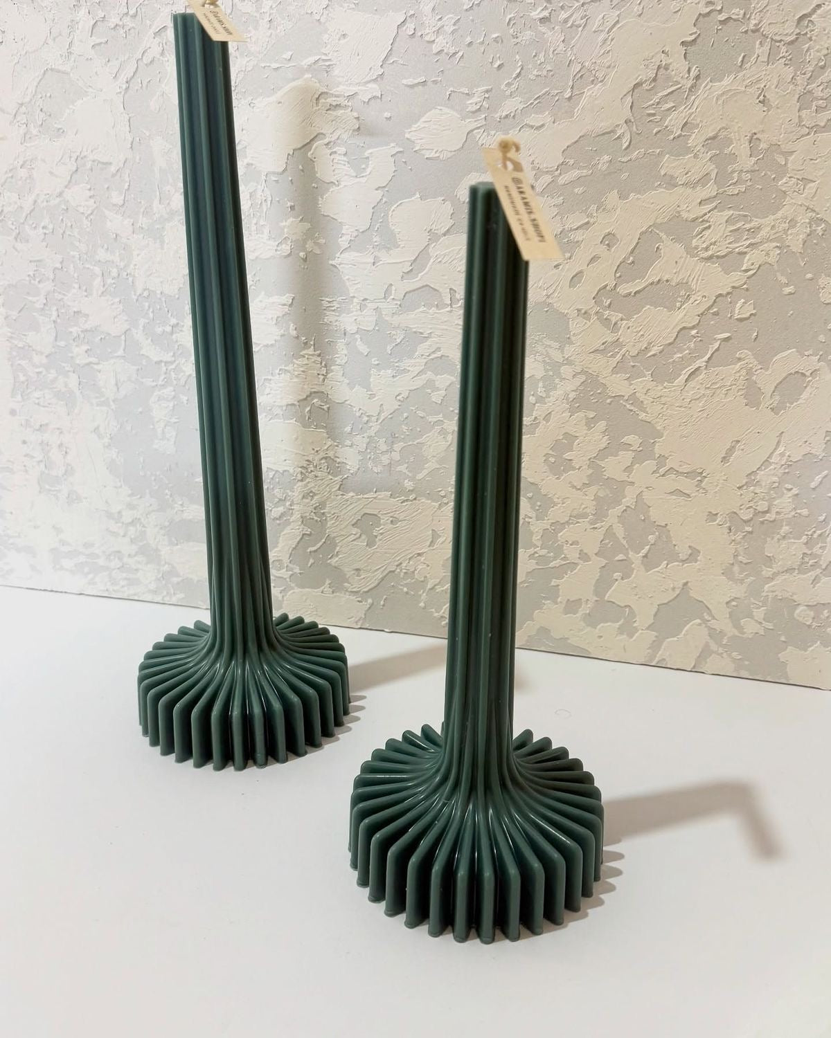 Tall Ribbed Candle